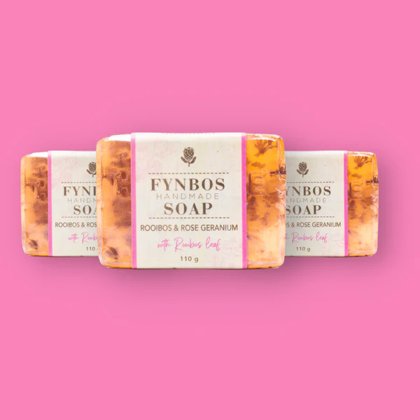 Rooibos & Rose Geranium Soap 110g